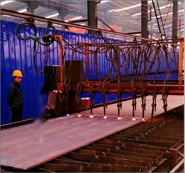 甘肃靖远钢结构车间数控等离子切割机